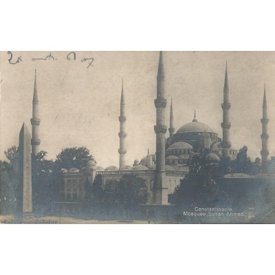Constantinople - Mosquée Sultan Ahmed - Carte Photo
